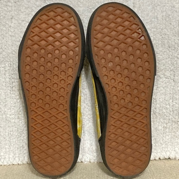 Vans Little Kids Black/Yellow Suede/Canvas Old Skool Sneakers Shoes Size US 3 - Picture 8 of 11